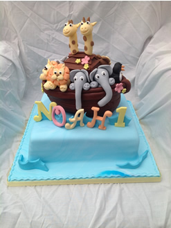 Noah's Ark Birthday cake
